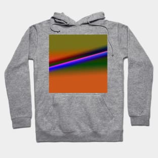 GREEN ORANGE BROWN BLUE TEXTURE ART Hoodie